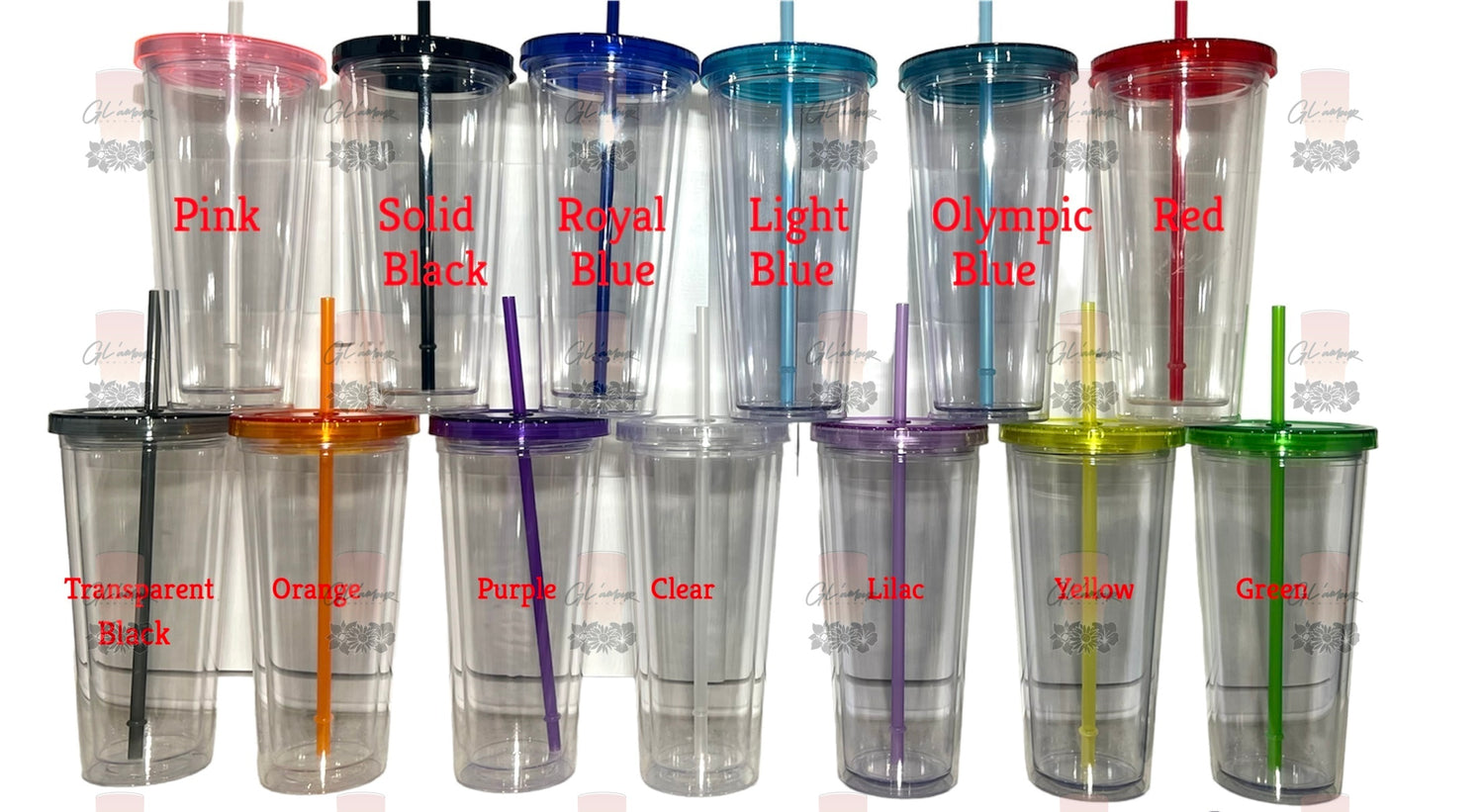 Cold Cups/ Acrylic Tumblers