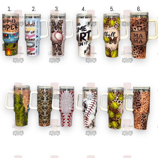 40 oz Stainless Tumblers