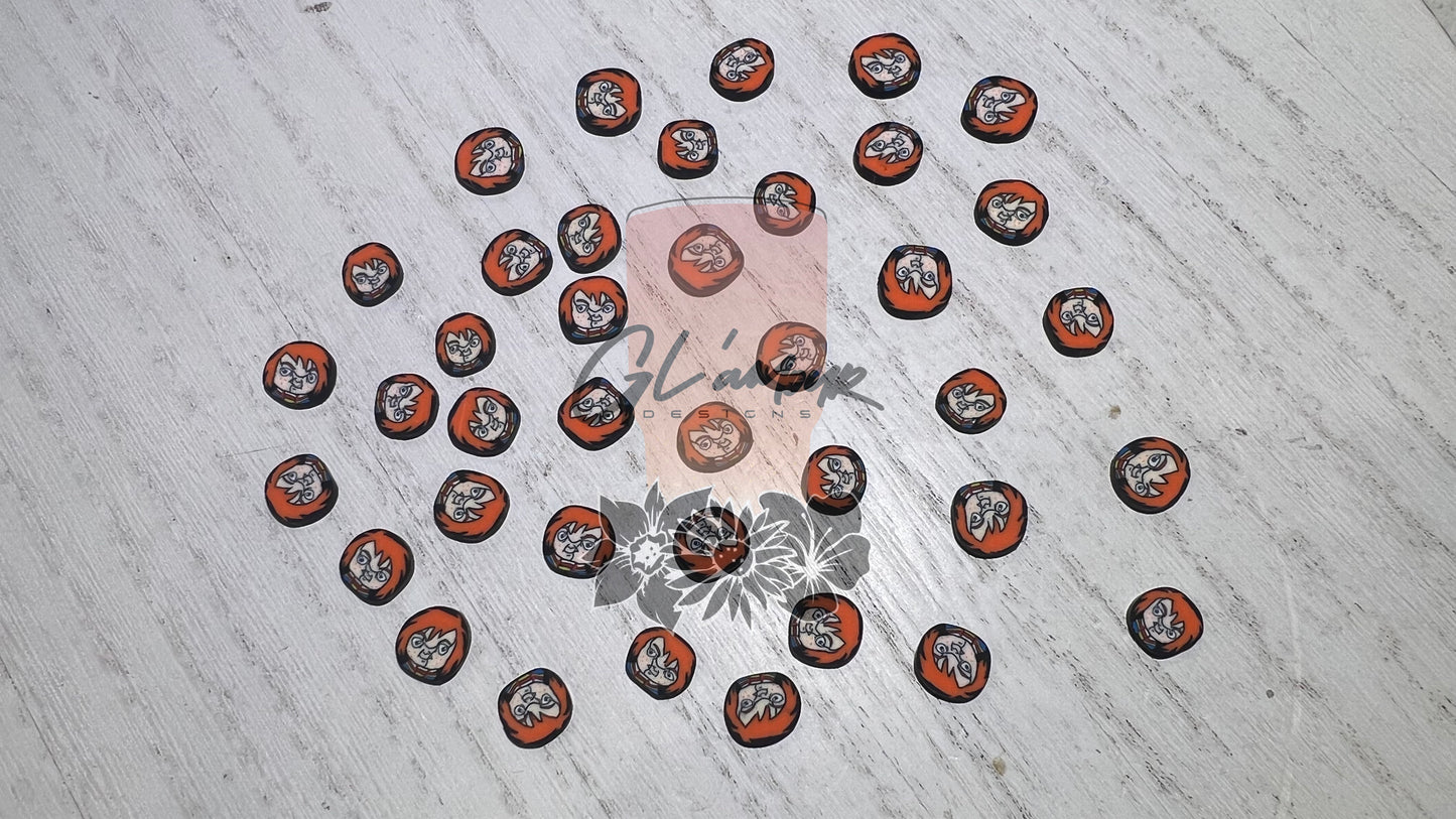 Chucky Polymer Slices - 10mm Large