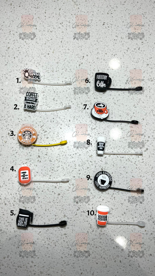 Coffee Straw Toppers