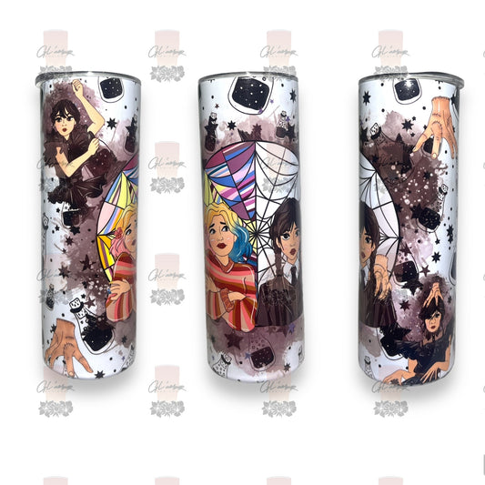 Enid and Wednesday Tumbler