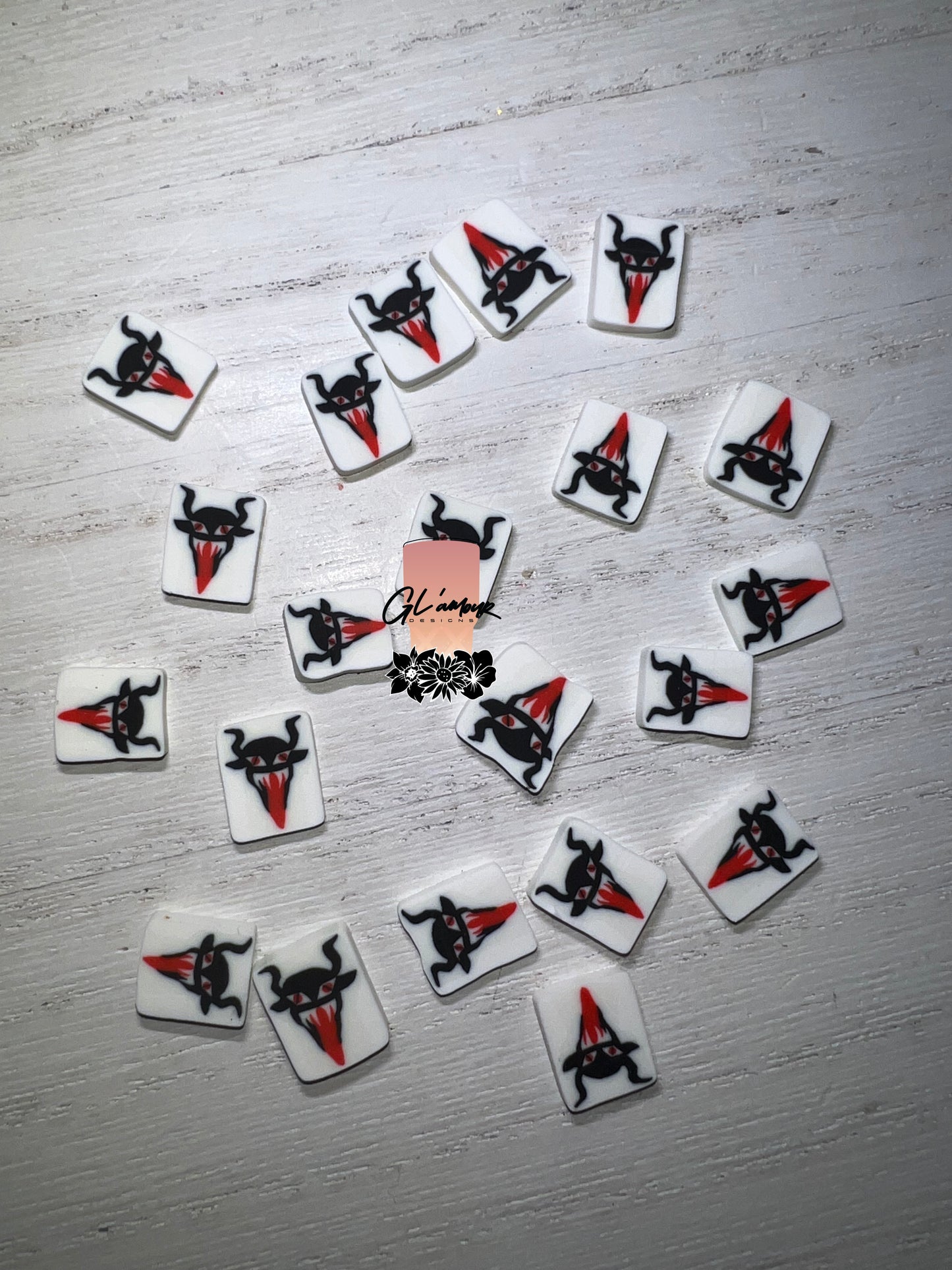 Evil Mask Polymer Slices - 10mm Large