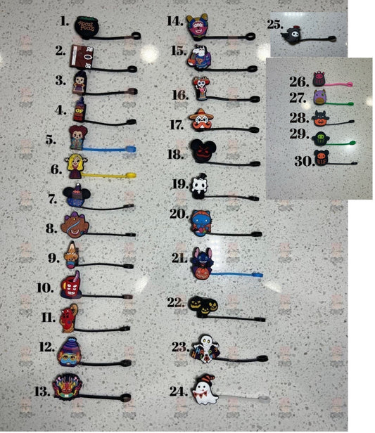 Halloween Straw Toppers