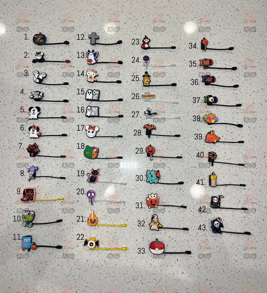 Halloween Vol 2 Straw Toppers