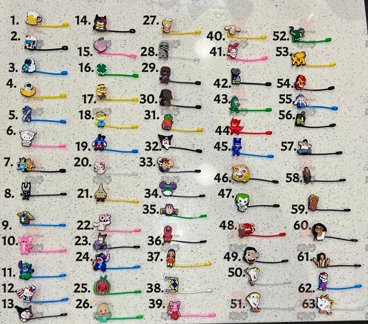 Mix Vol 1 Straw Toppers