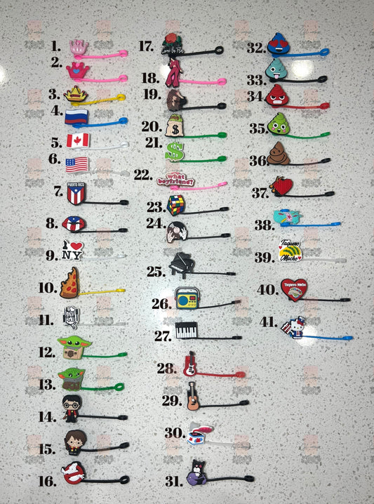 Variety Straw Toppers