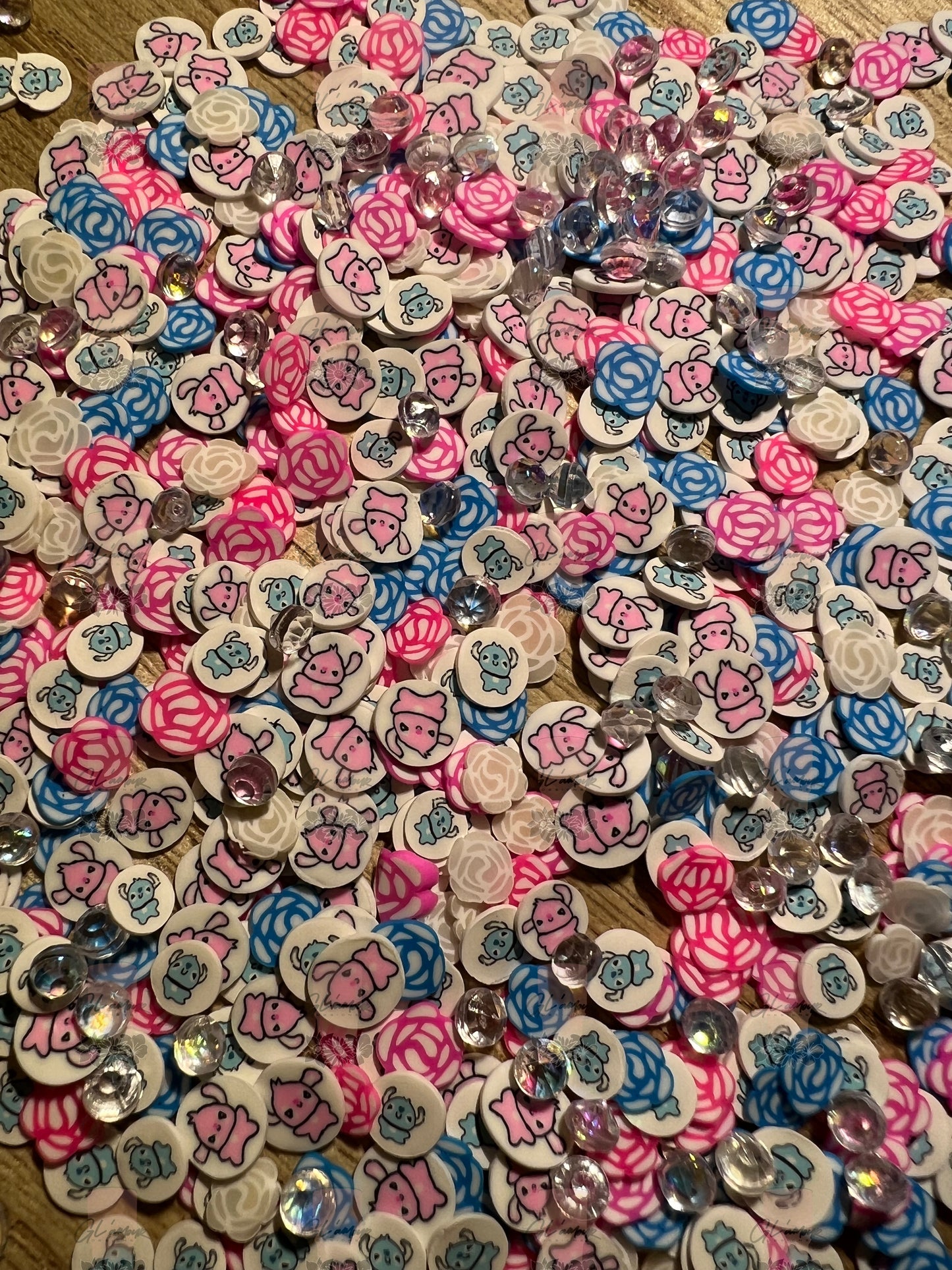 Ohana Flower Mix with Diamonds- 5mm Small
