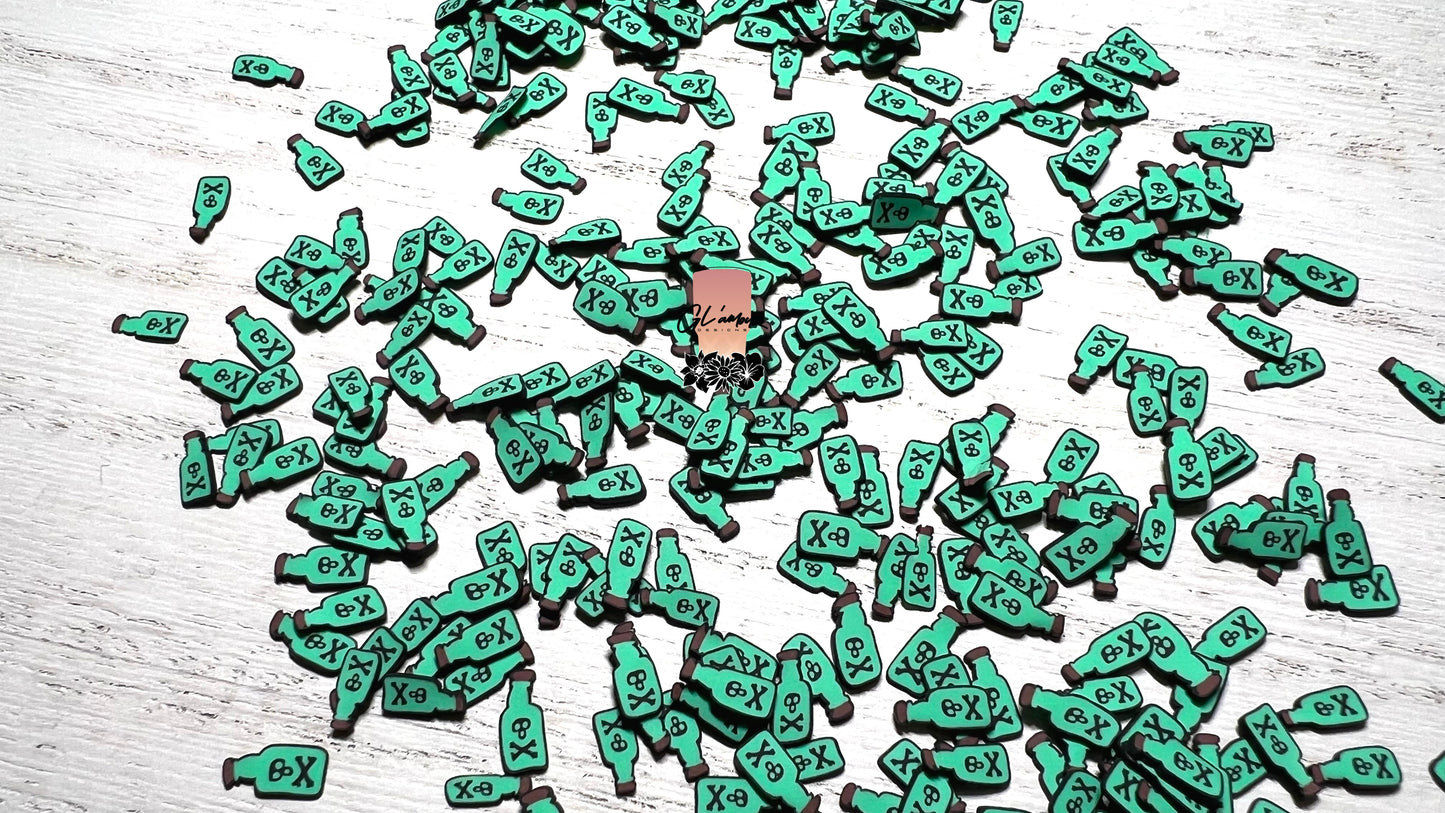 Poison Bottle Polymer Slices - 5mm Small
