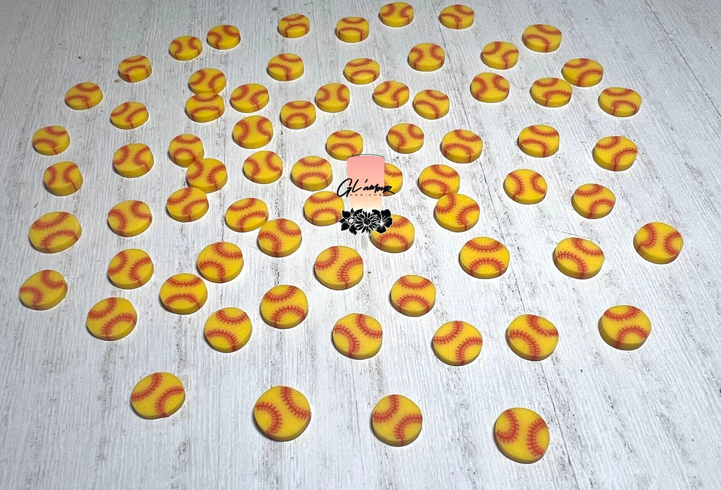 Softball #2 Polymer Slices - 10mm Large