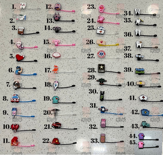 Medical/First Responder Straw Toppers
