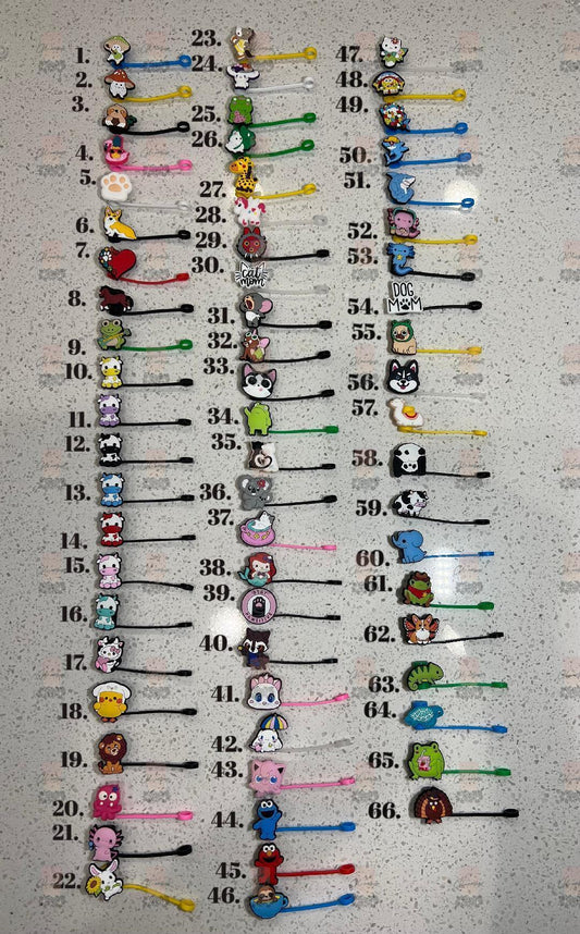 Mixed Pets Straw Toppers