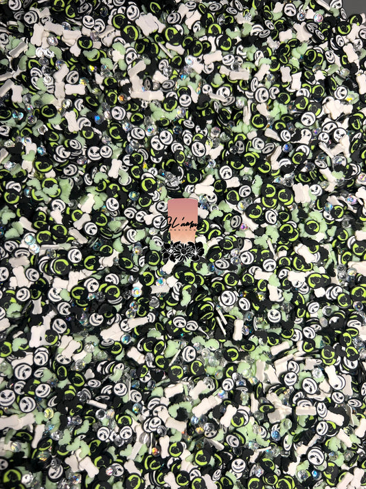 Jack & Oogie Mix with Diamonds - small 5mm