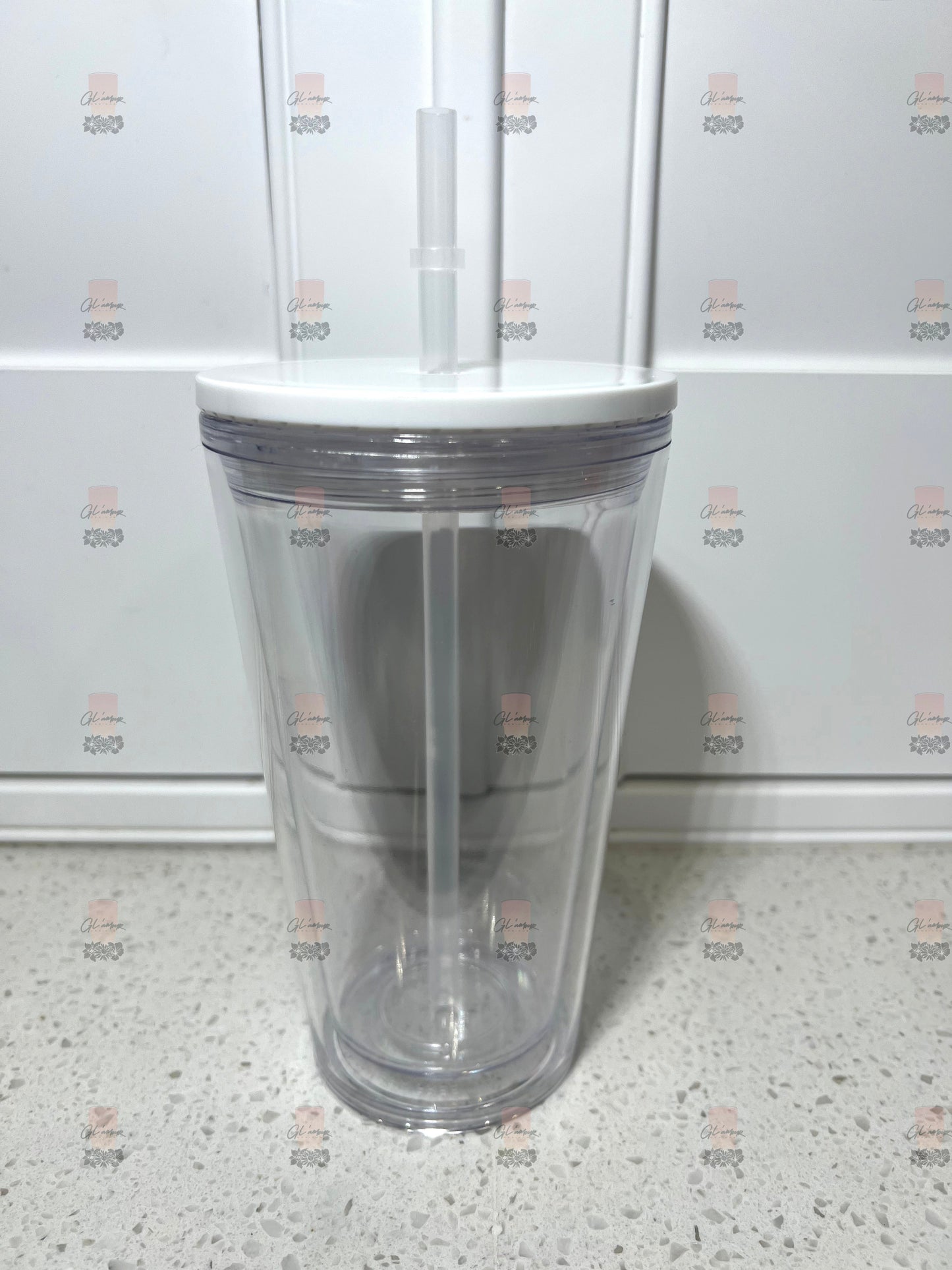 Pre-Drilled 16 oz Dupe Double Wall Tumblers