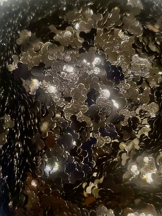 Black Mouse Glitter