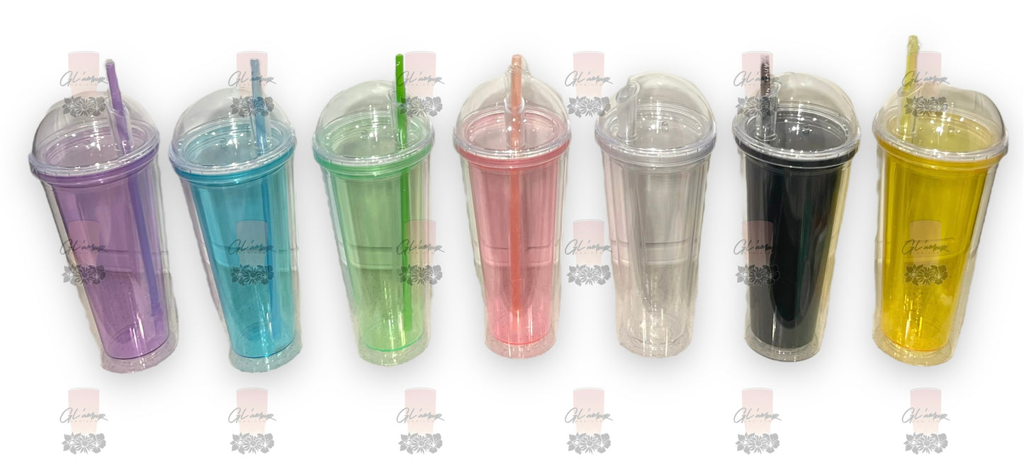 22 oz Double Wall Dome Tumbler