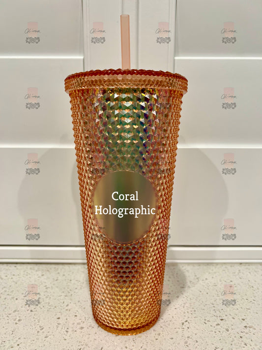 Coral Holographic 24 oz
