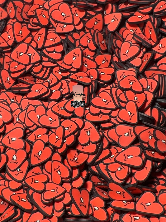 Corazoncito #2 Polymer Slices - 5mm Small