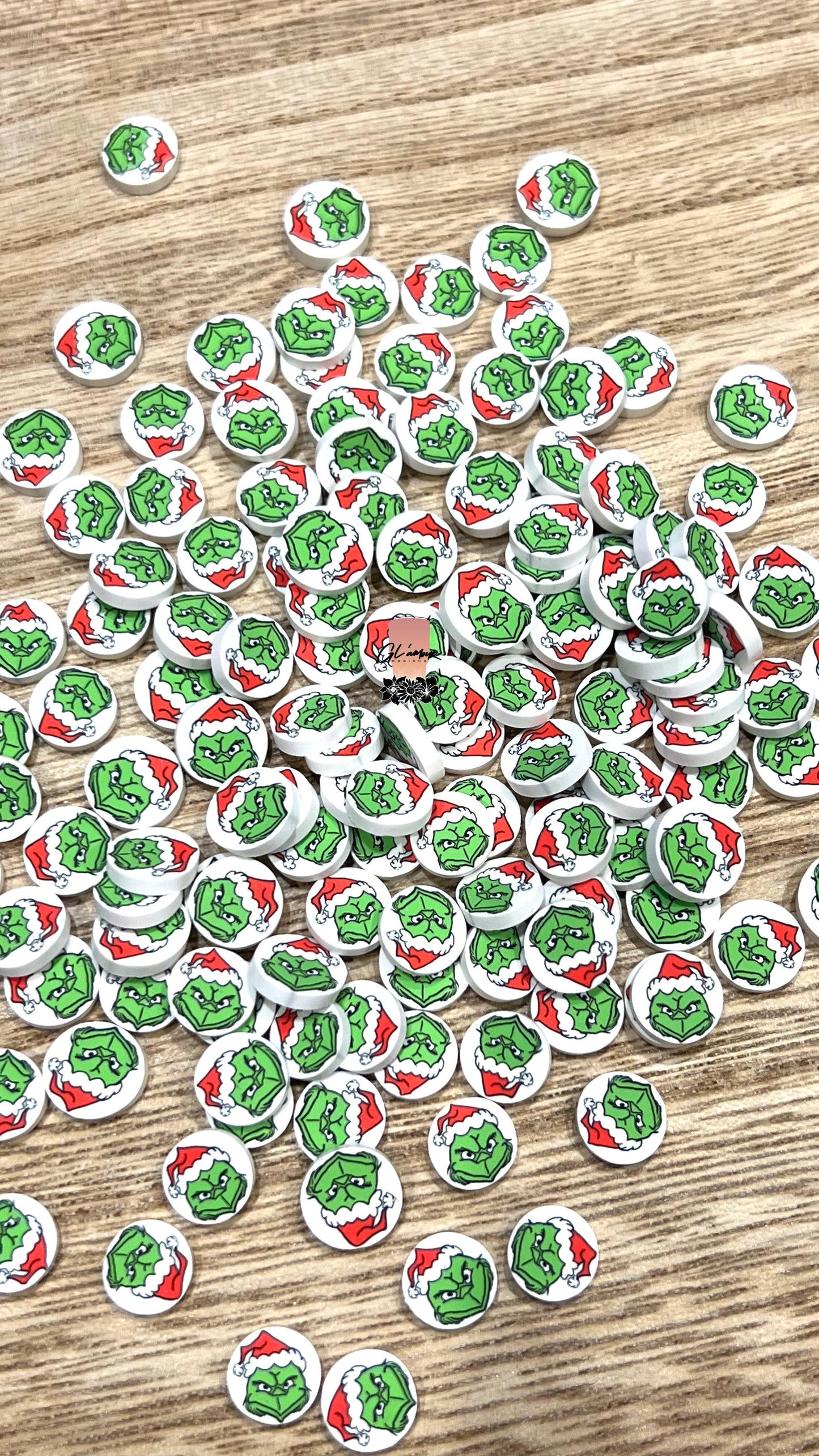 Grinch Polymer Slices - 10mm Large