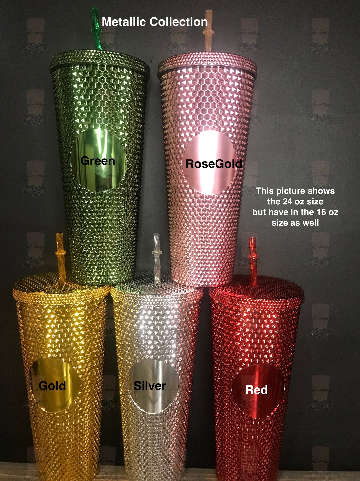24 oz Studded Tumblers
