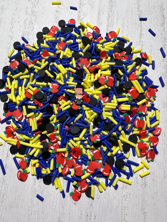 5mm A+ School Mix Polymer Slices -small