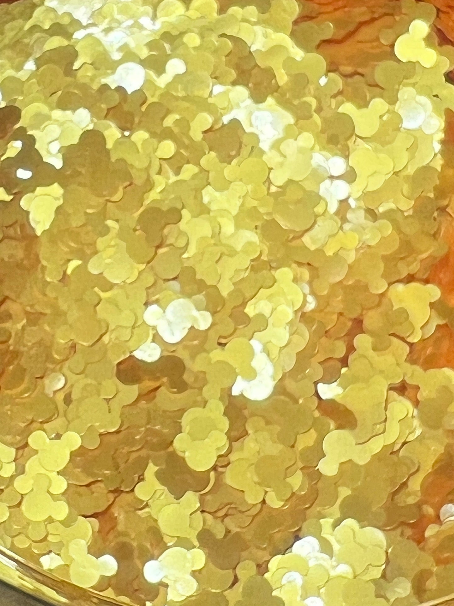 Yellow Mouse Glitter