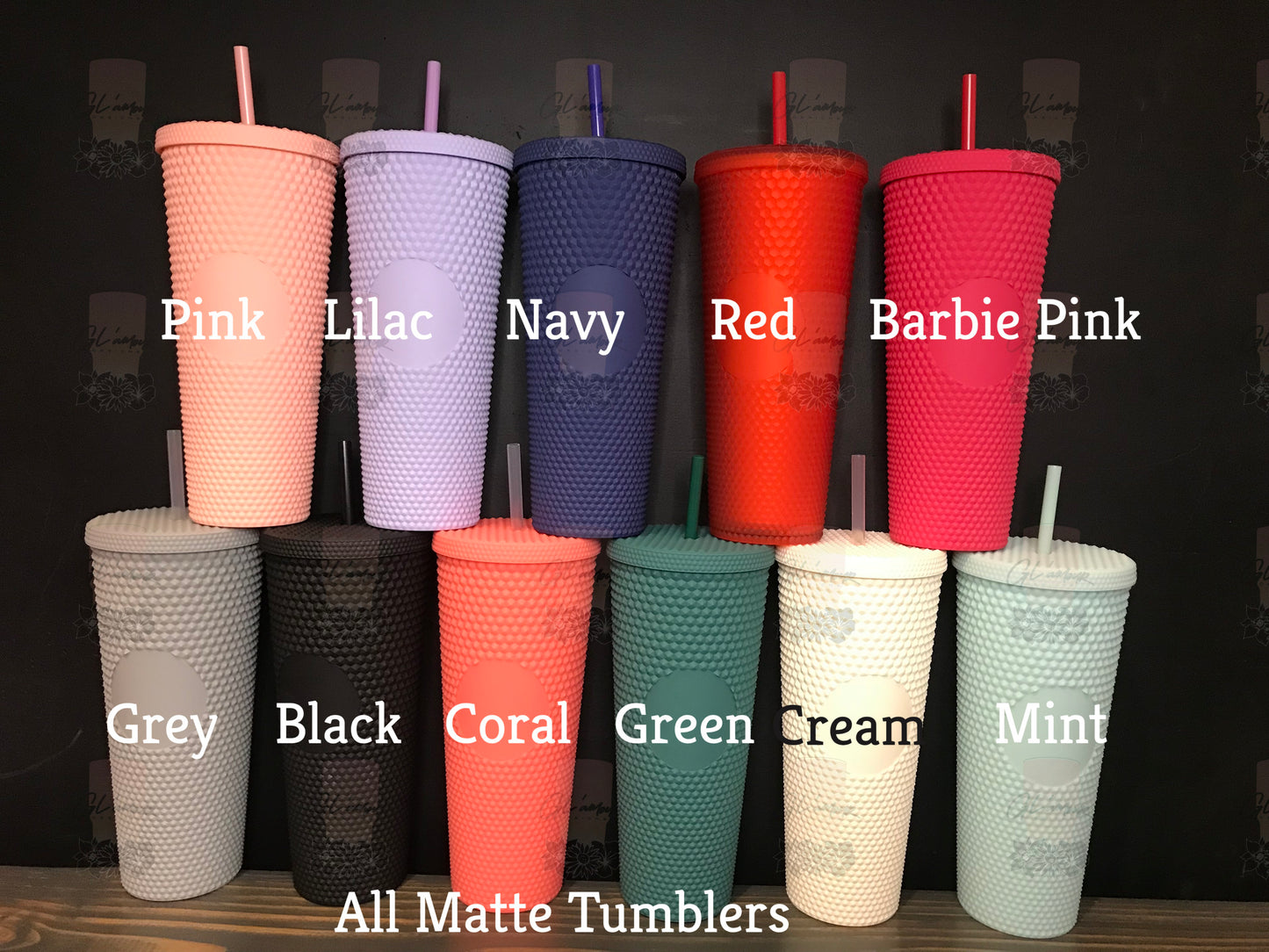 24 oz Studded Tumblers