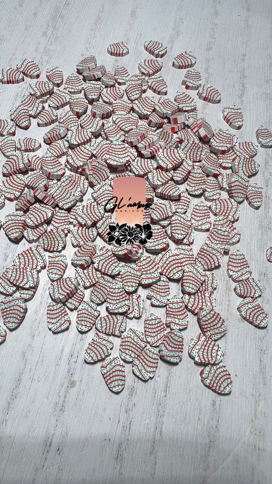 Lite Up Christmas Tree Polymer Slices- 10mm Large