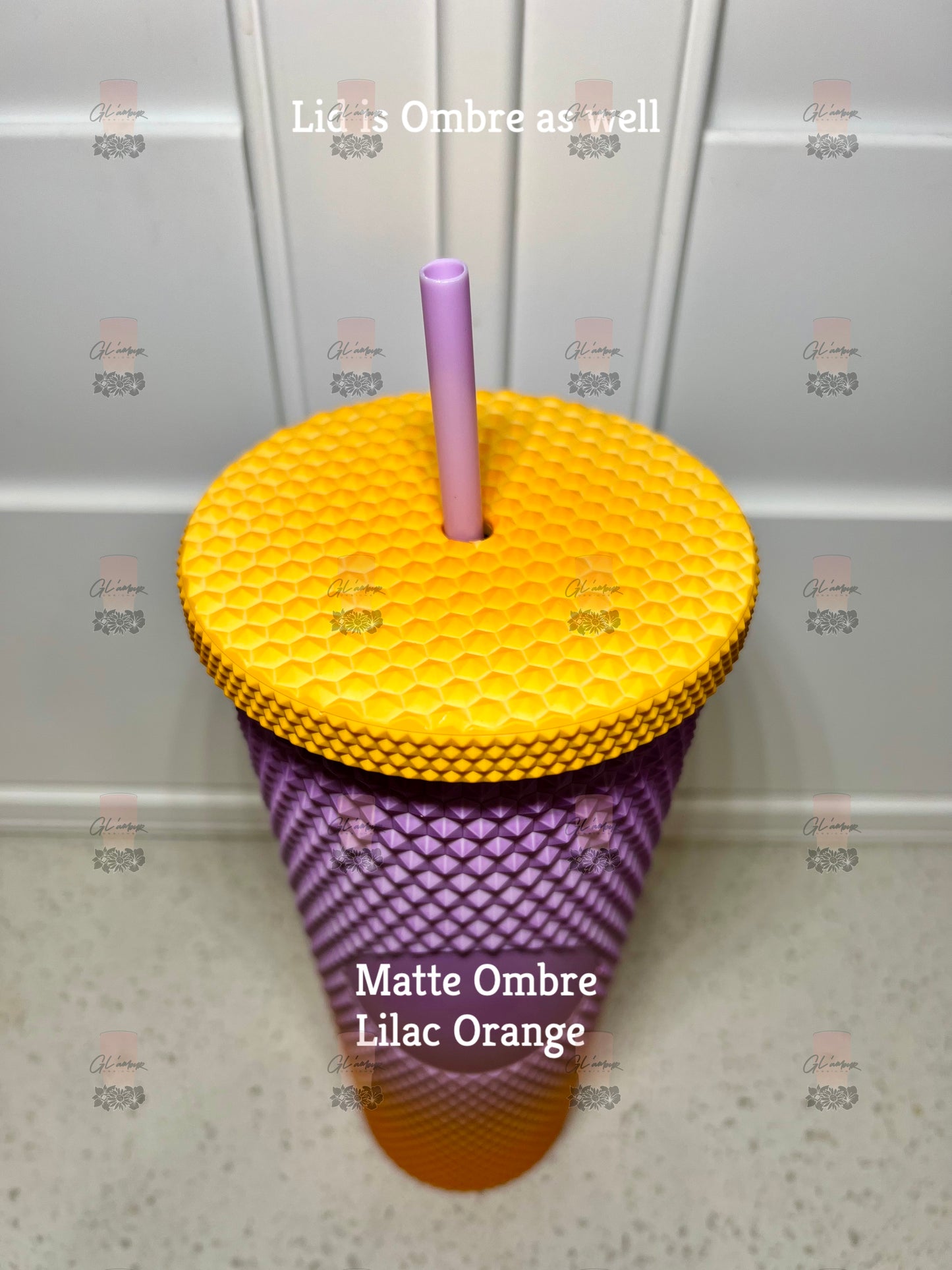 Matte Ombre Lilac/ Orange 24 oz