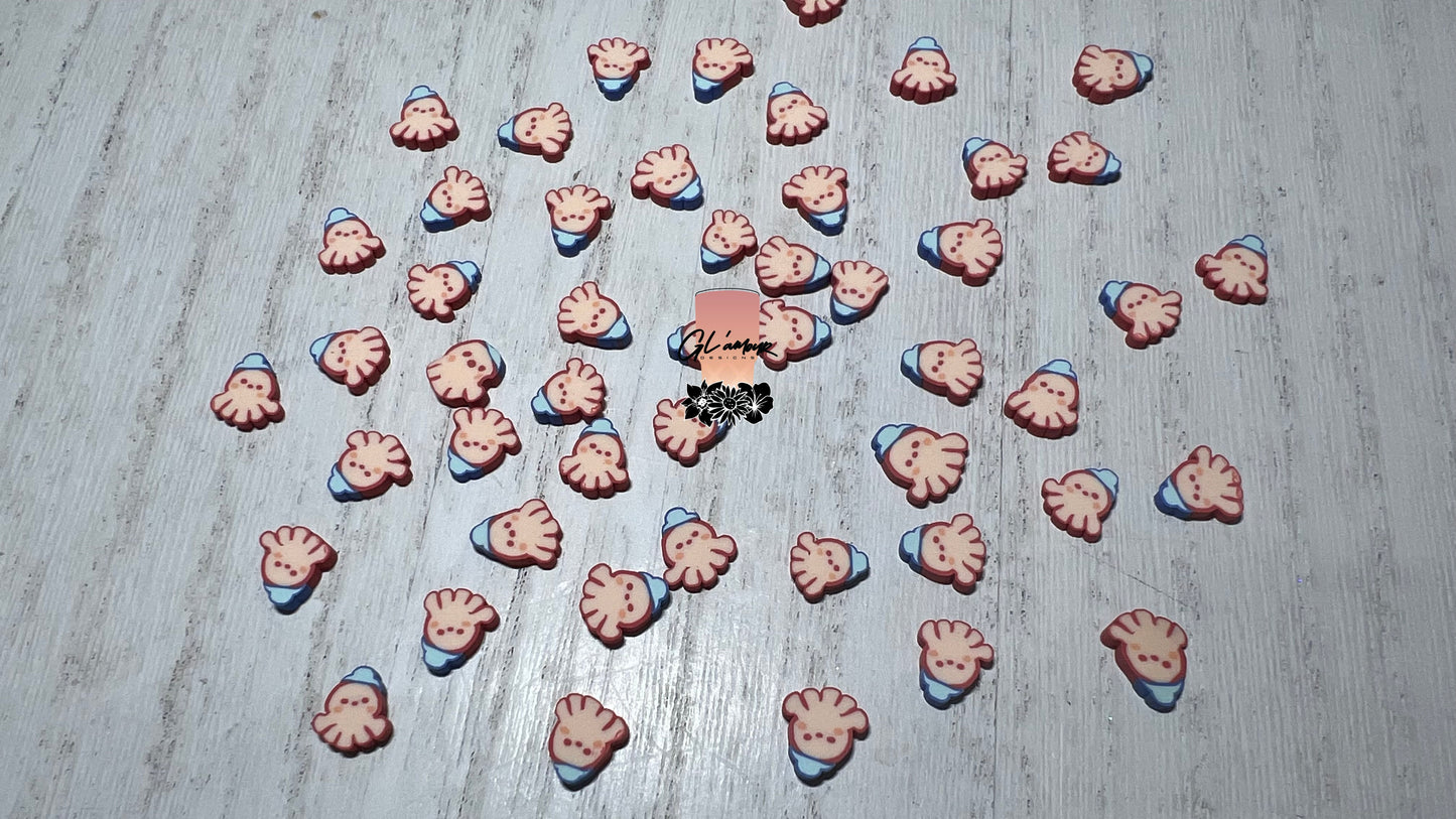 Octopus Polymer Slices - 10mm Large