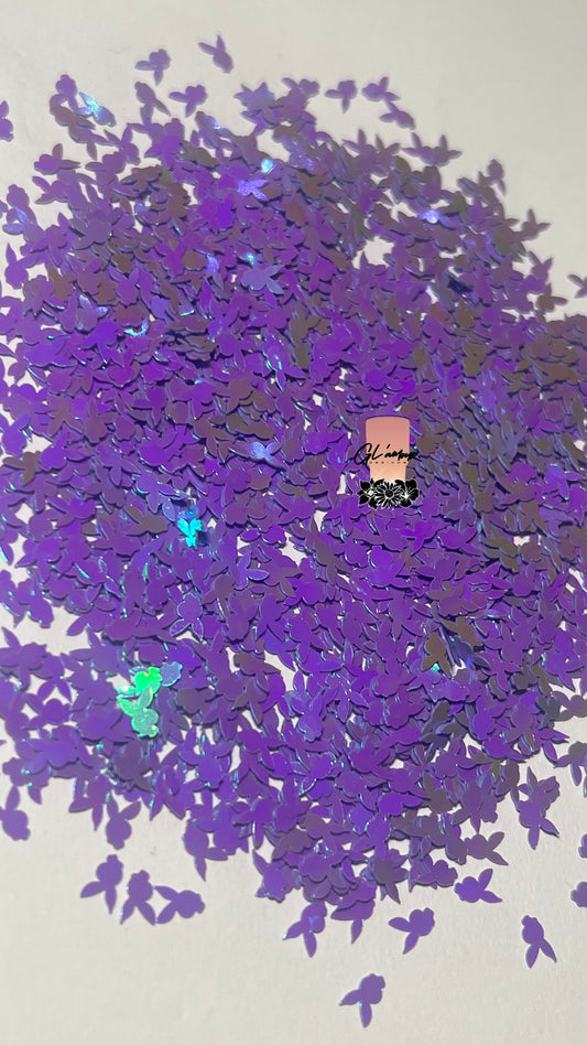 Bunny Purple Glitter