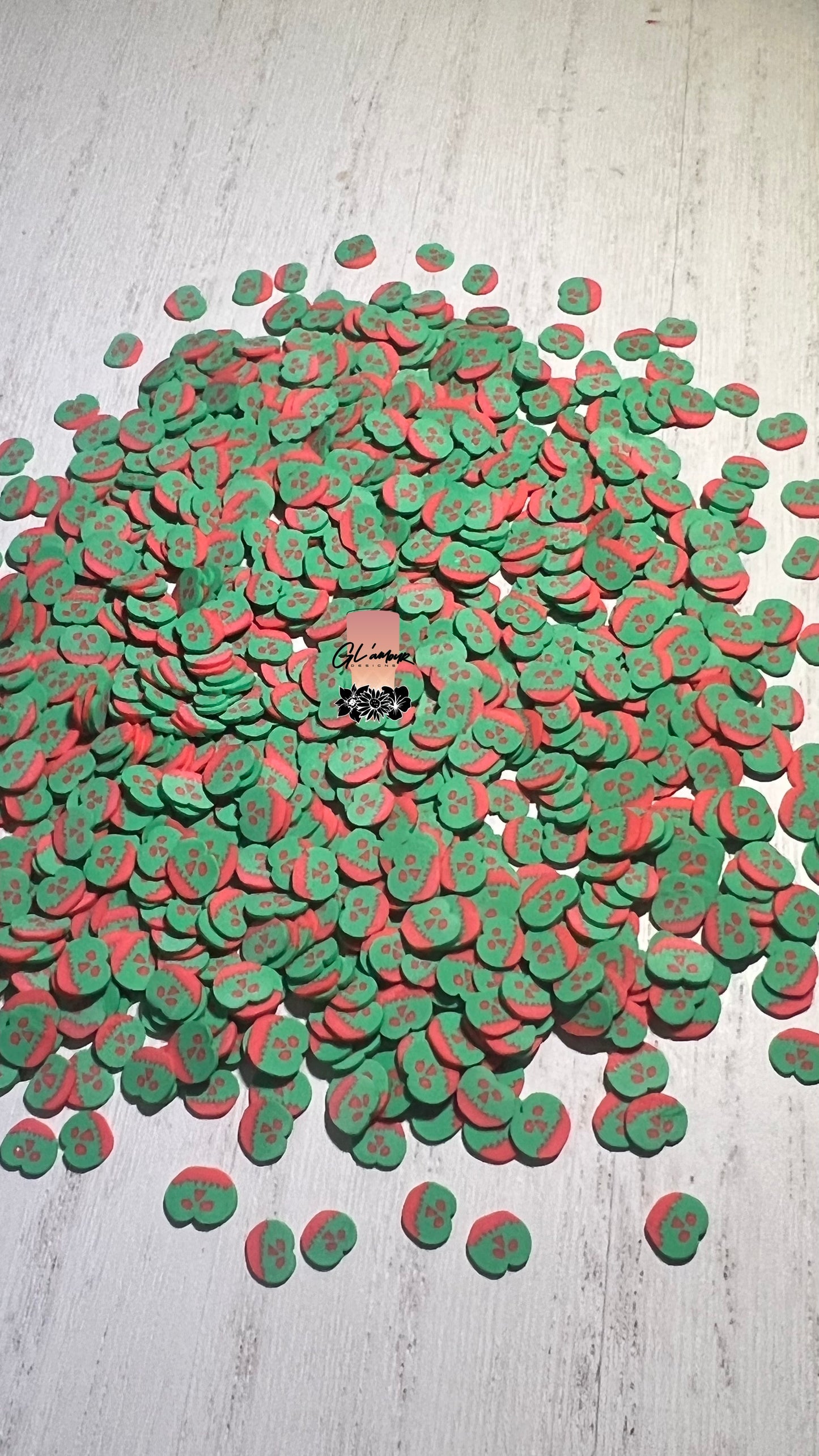 Poison Apple Polymer Slices -5 mm Small