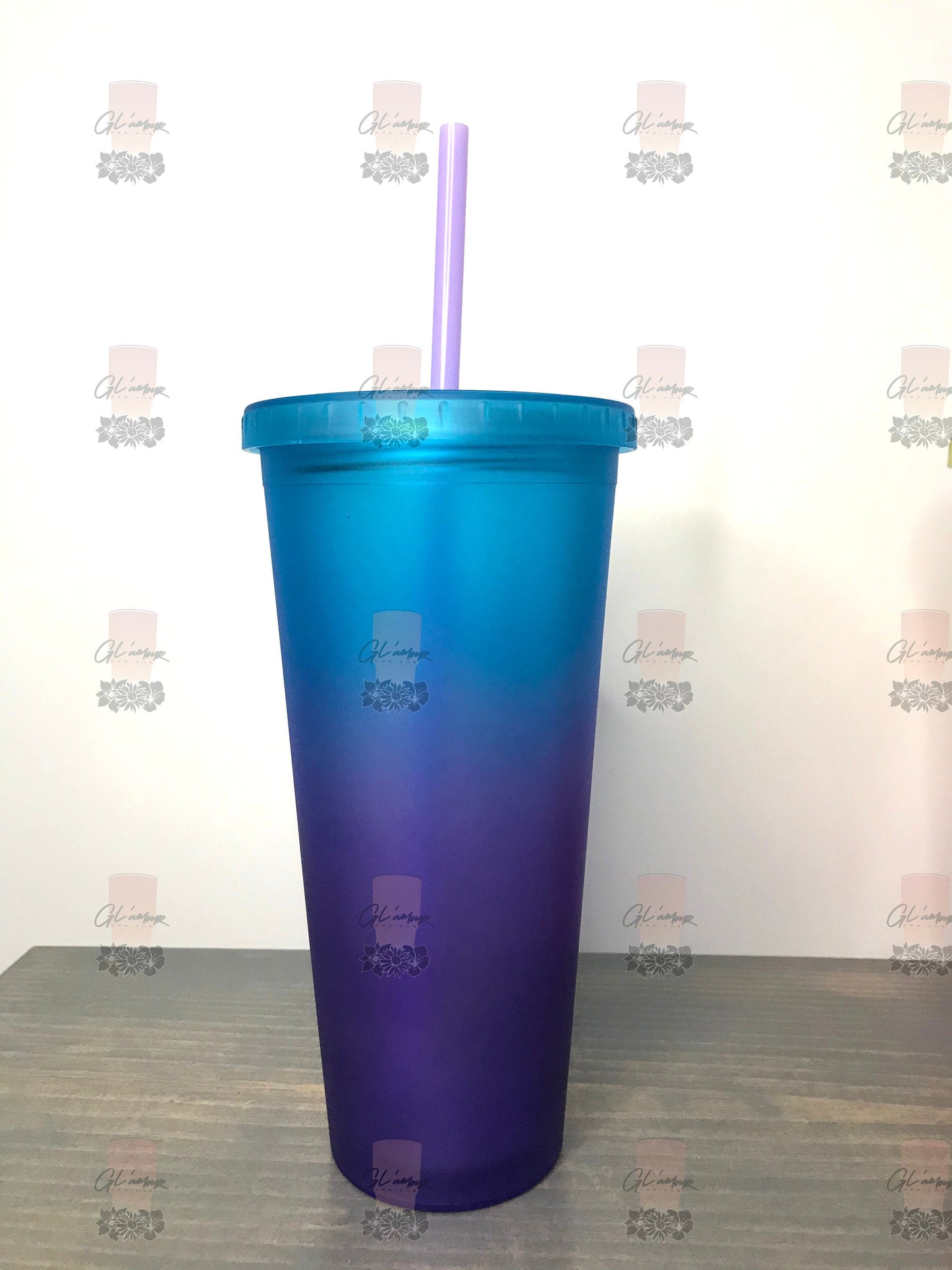 Gradient Ombre 24 oz Acrylic Tumbler