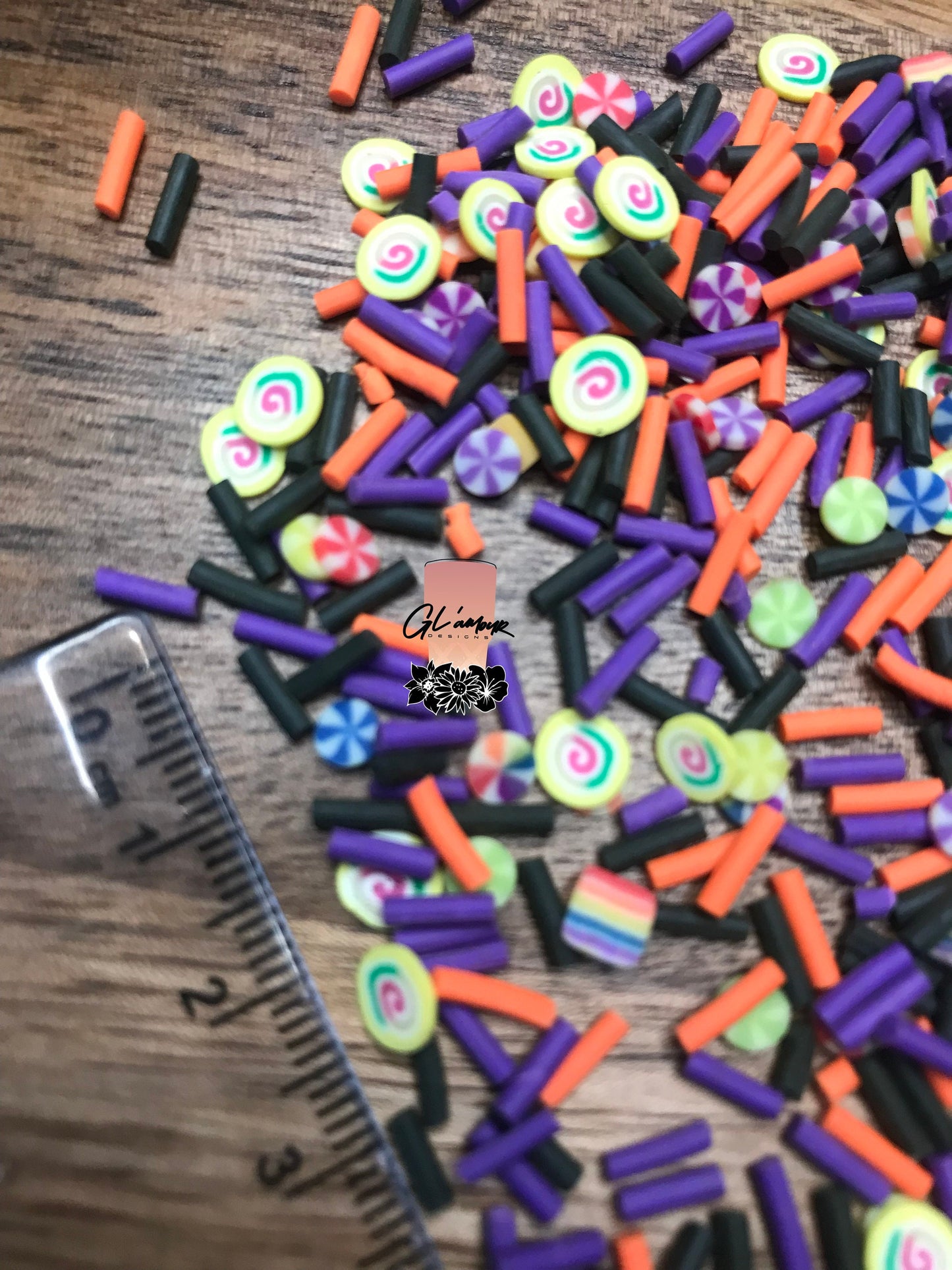 5mm Halloween Treats Polymer Slices -small