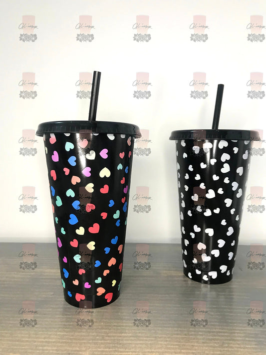 Bundles of 5 Heart Color Changing Cup