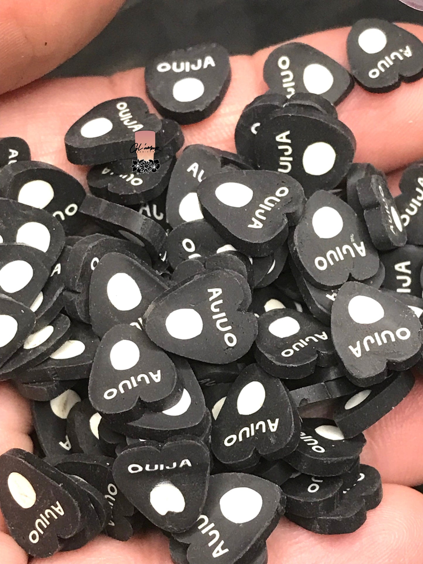 10mm Ouija Polymer Slices -large