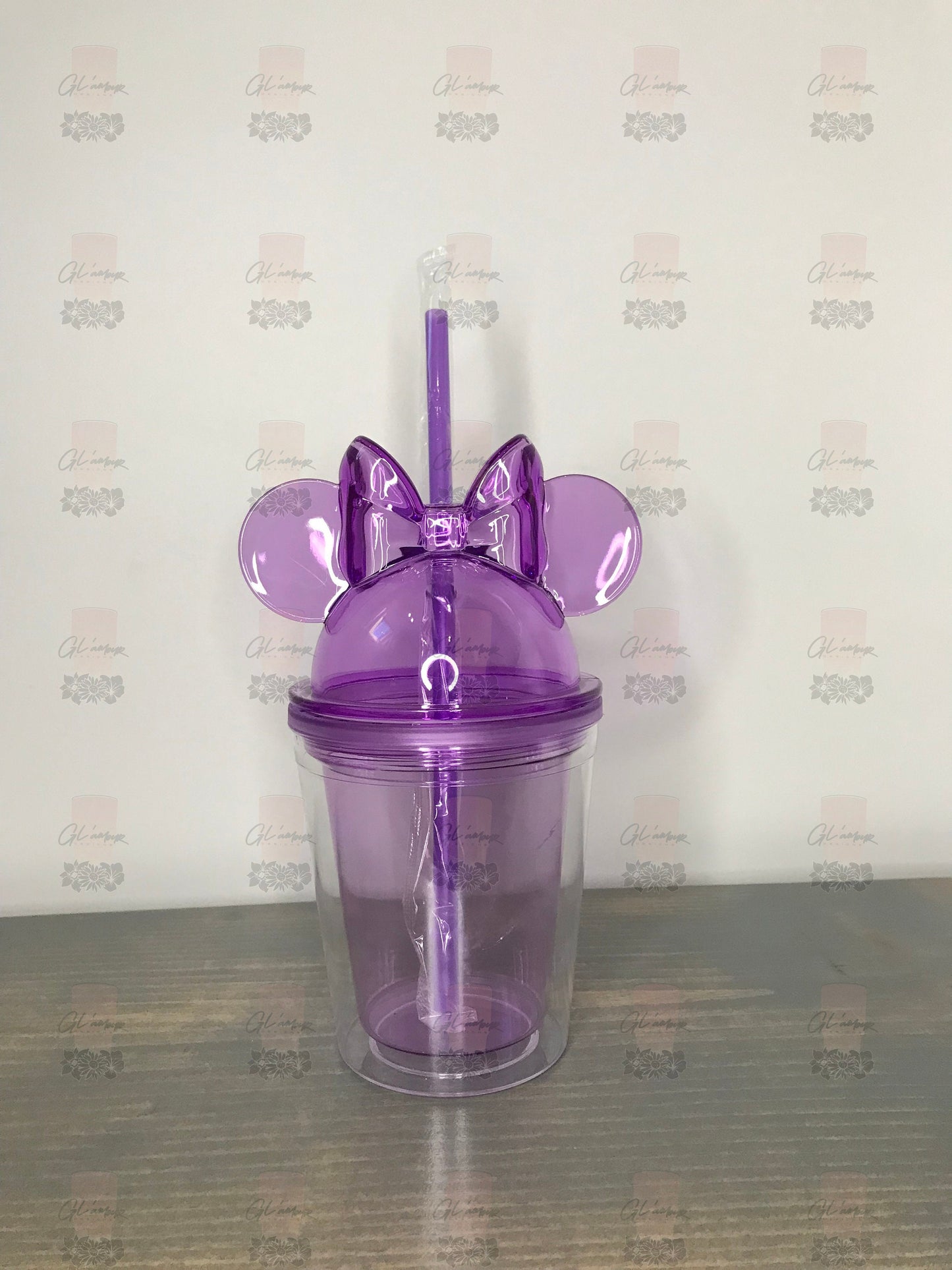 12 oz Mouse Bow Acrylic Tumbler