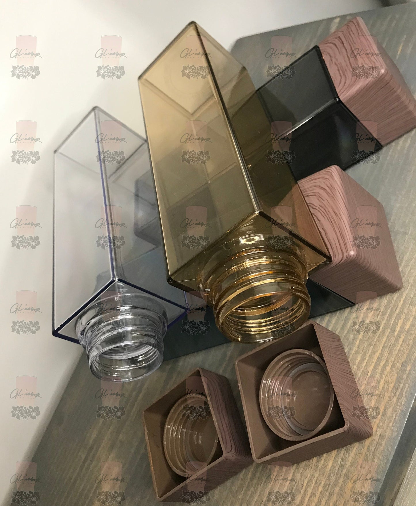 Square Acrylic Bottle