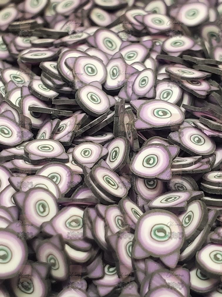 5mm Cat Eye Polymer Slices -small
