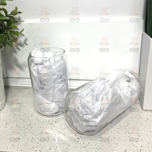 Glass Beer Cans 12 oz and 16 oz