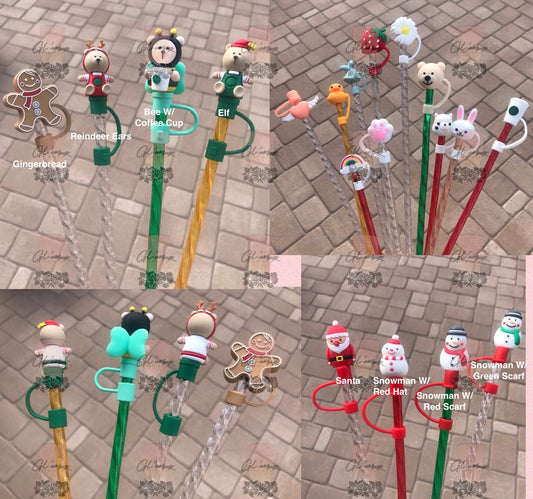 Straw Toppers/ Reusable Straw Covers