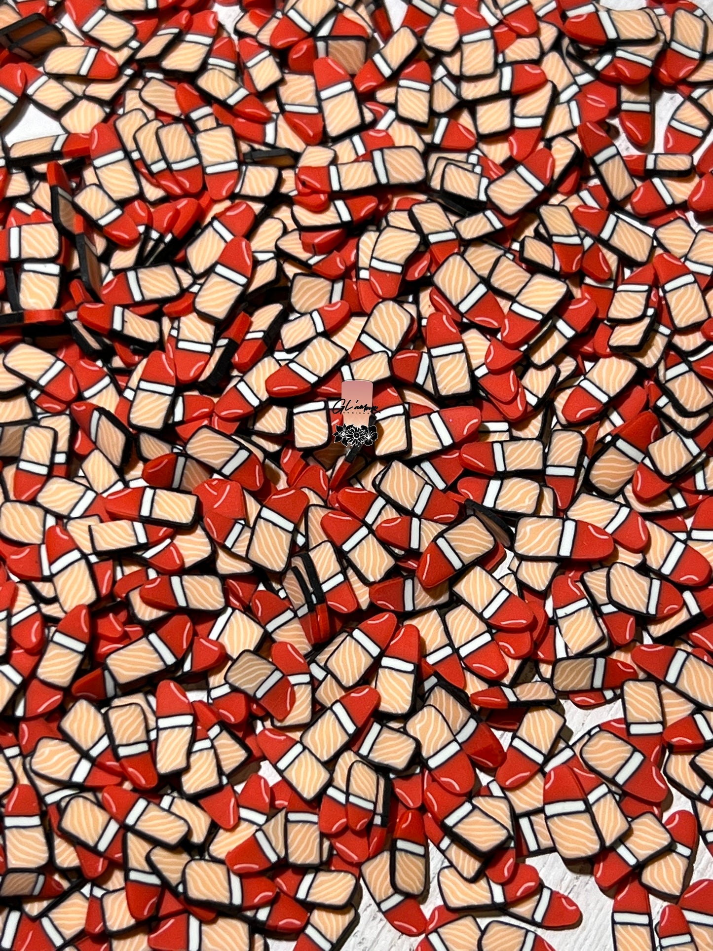 Lipstick Polymer Slices - small 5mm