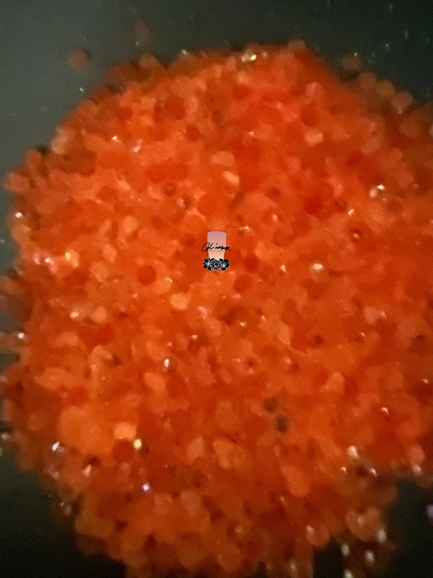 Glow in The Dark Orange Rhinestones - 1,440 pcs