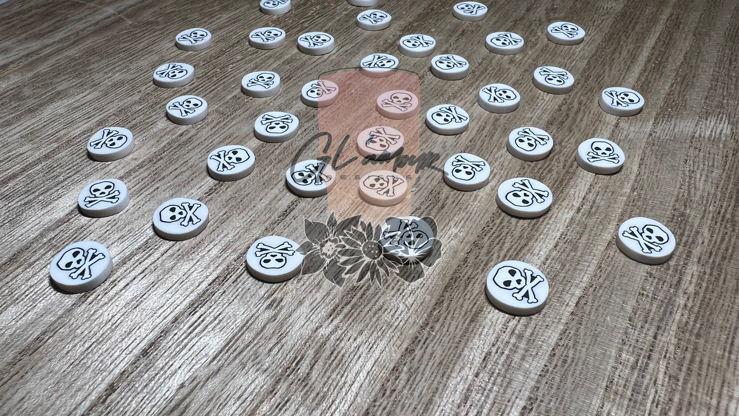 Calavera Polymer Slices - 10mm Large