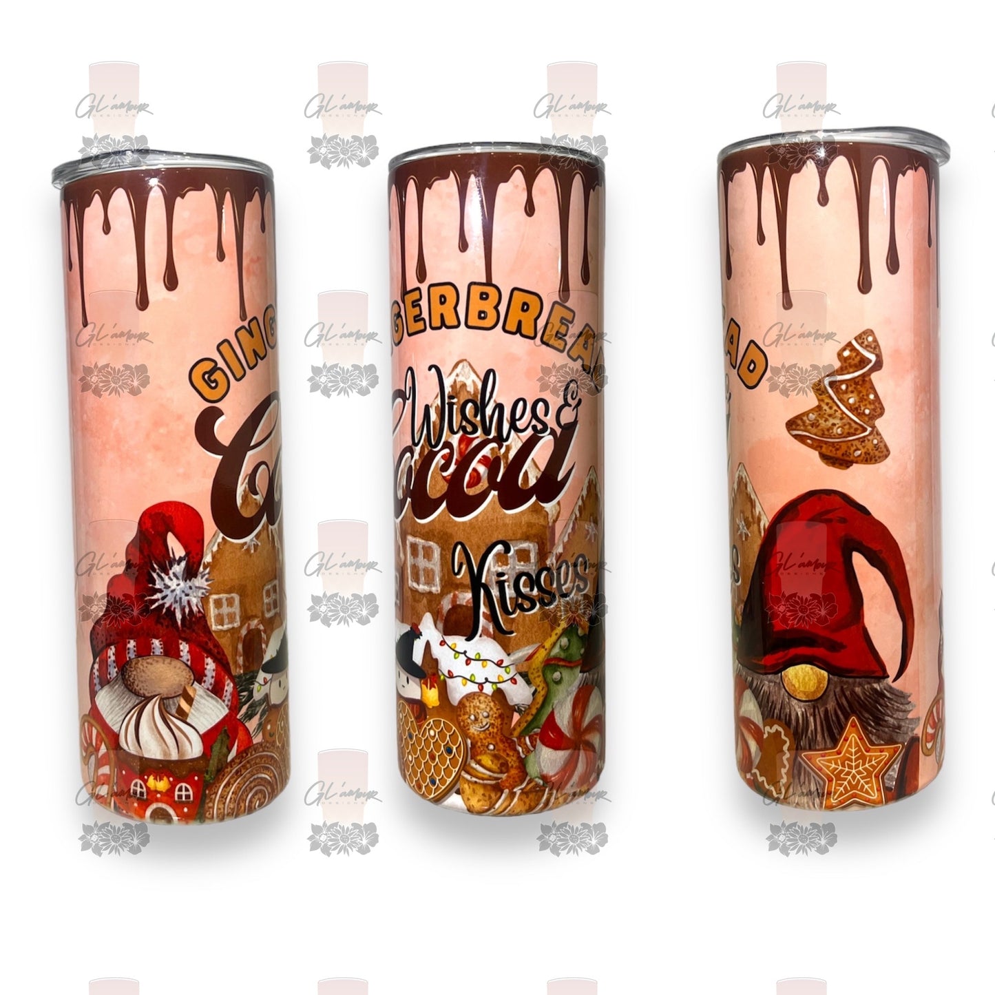 Gingerbread Wishes & Cocoa Kisses Tumbler
