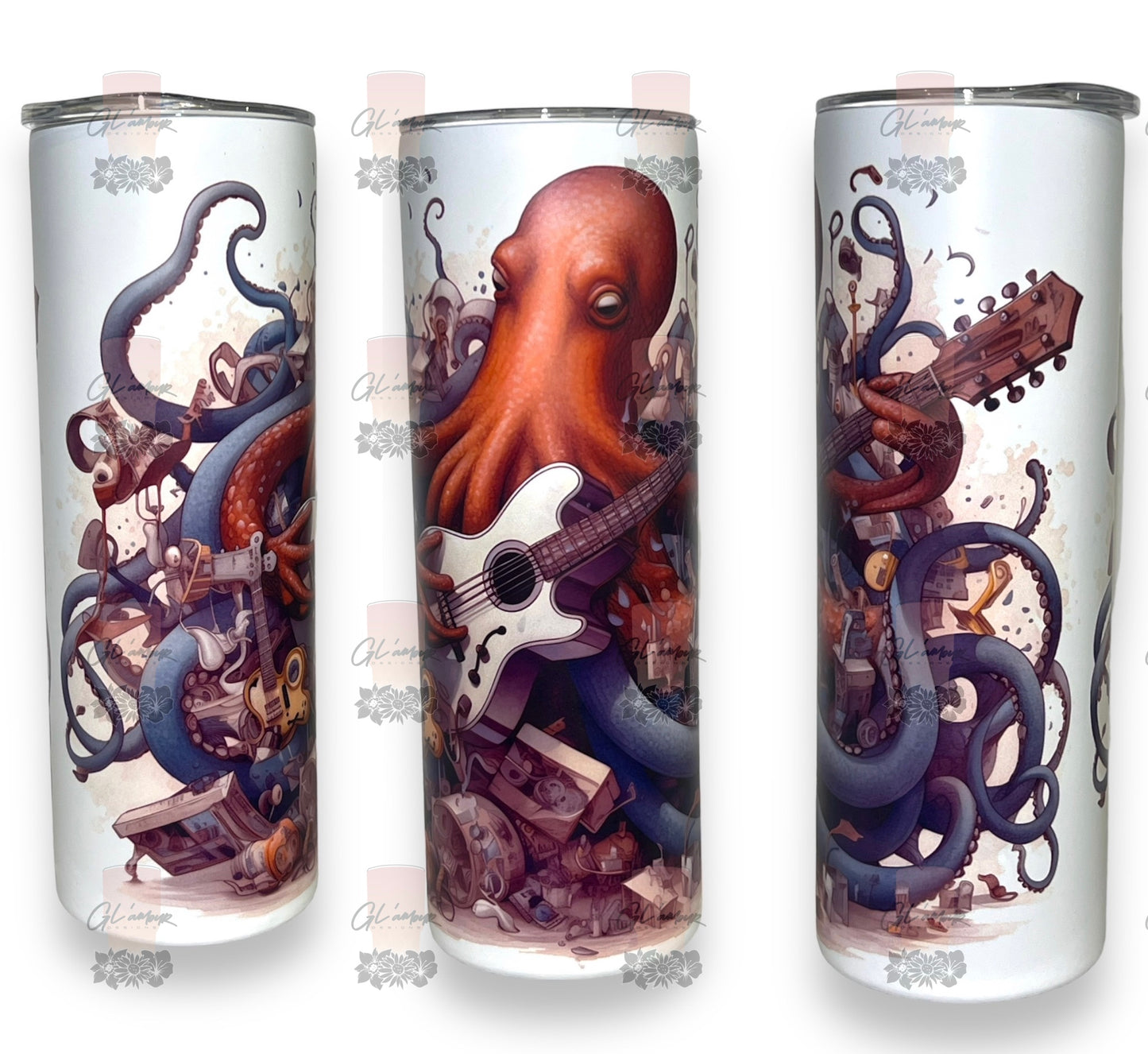 Musician Octopus Tumbler