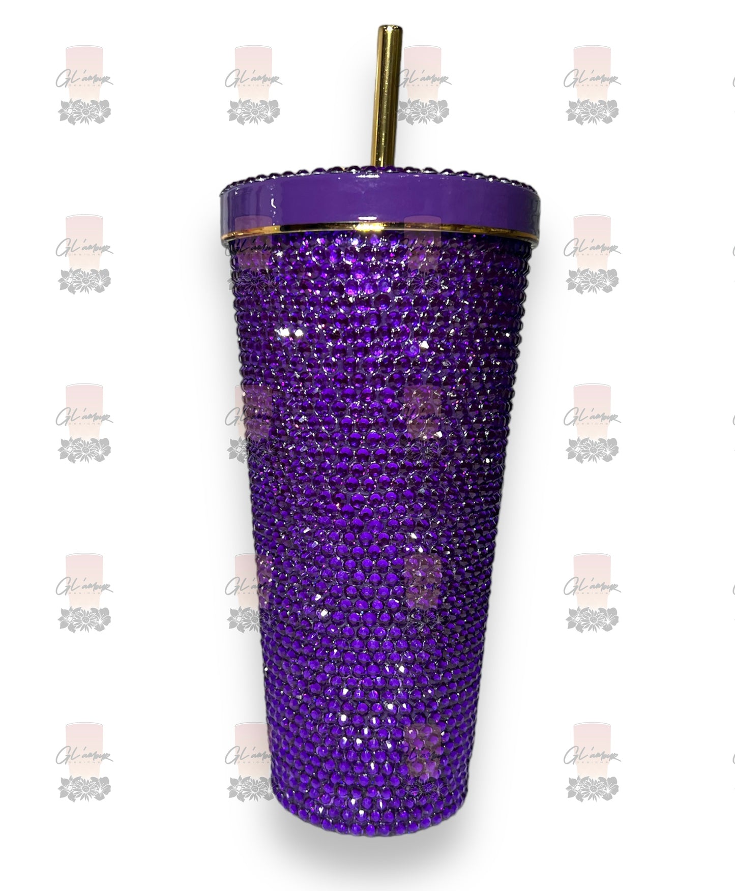 Purple Bling 25 oz Tumbler