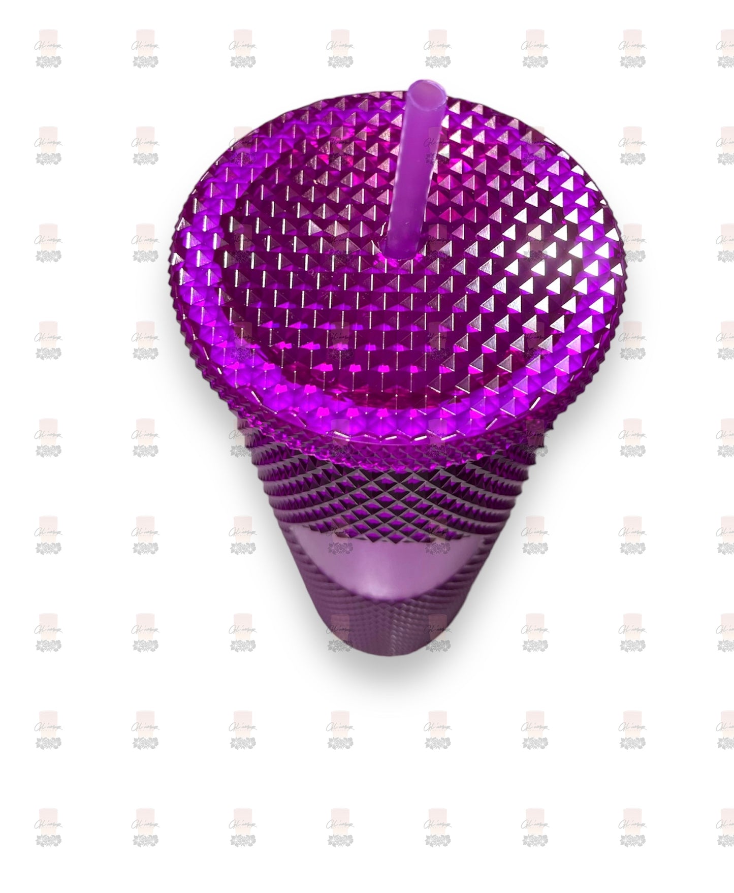 Rhubard Purple Holographic Stud 24 oz