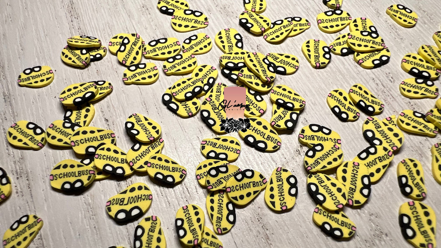 School Bus Polymer Slices - 5mm Small
