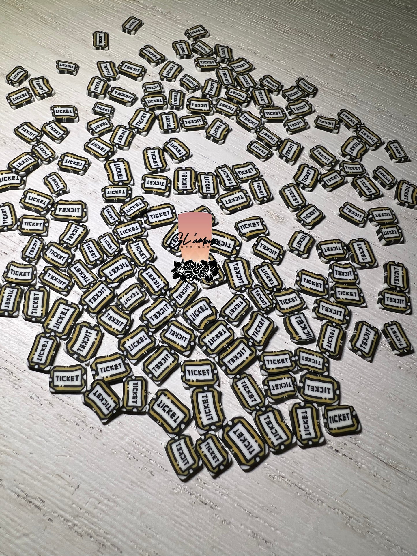 Ticket Polymer Slices - 5mm Small