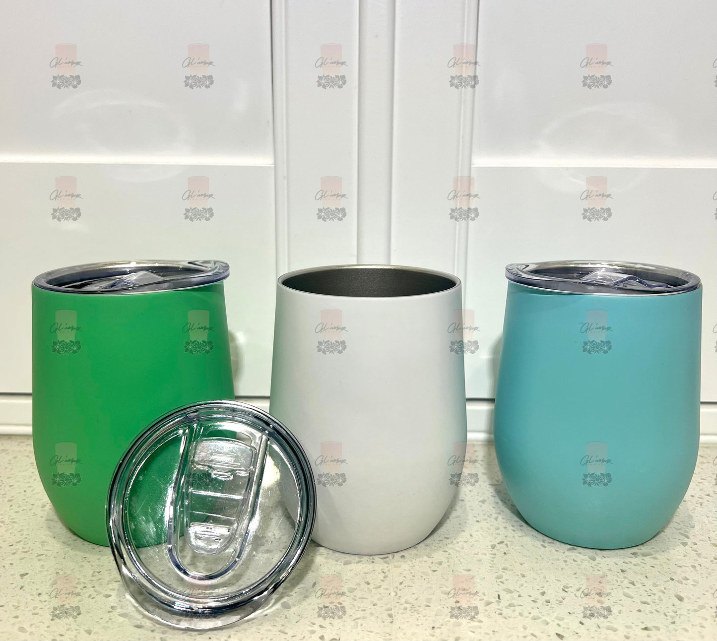 12 oz Glow in the Dark Stainless Wine Tumblers